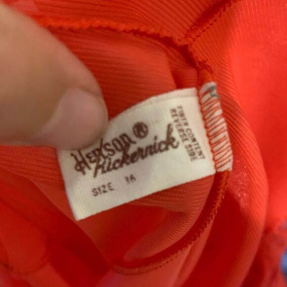 Vintage 1960s Henson Kickernick Pink Red Nightgown Slip with Chantilly Lace - M - Picture 2 of 8